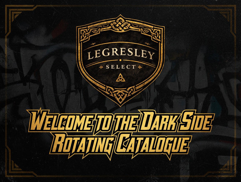 Legresley Select rotating hoodie collection banner - Welcome to the Dark Side, Soul Sketcher Studios' rarest premium tier