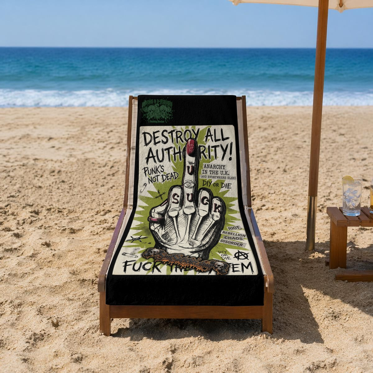 Puck the Fublic - The Anti Beach Towel